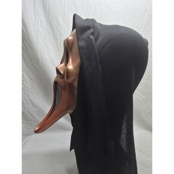 Scream Metallic Red/orange Ghost Face FUN WORLD Halloween Mask, Easter Unlimited - Picture 3 of 16